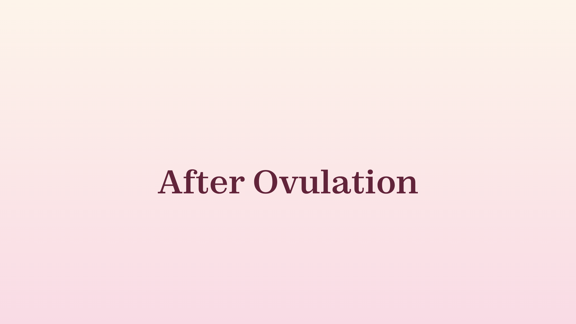 The luteal phase matters because this is when implantation happens if you're trying to conceive.