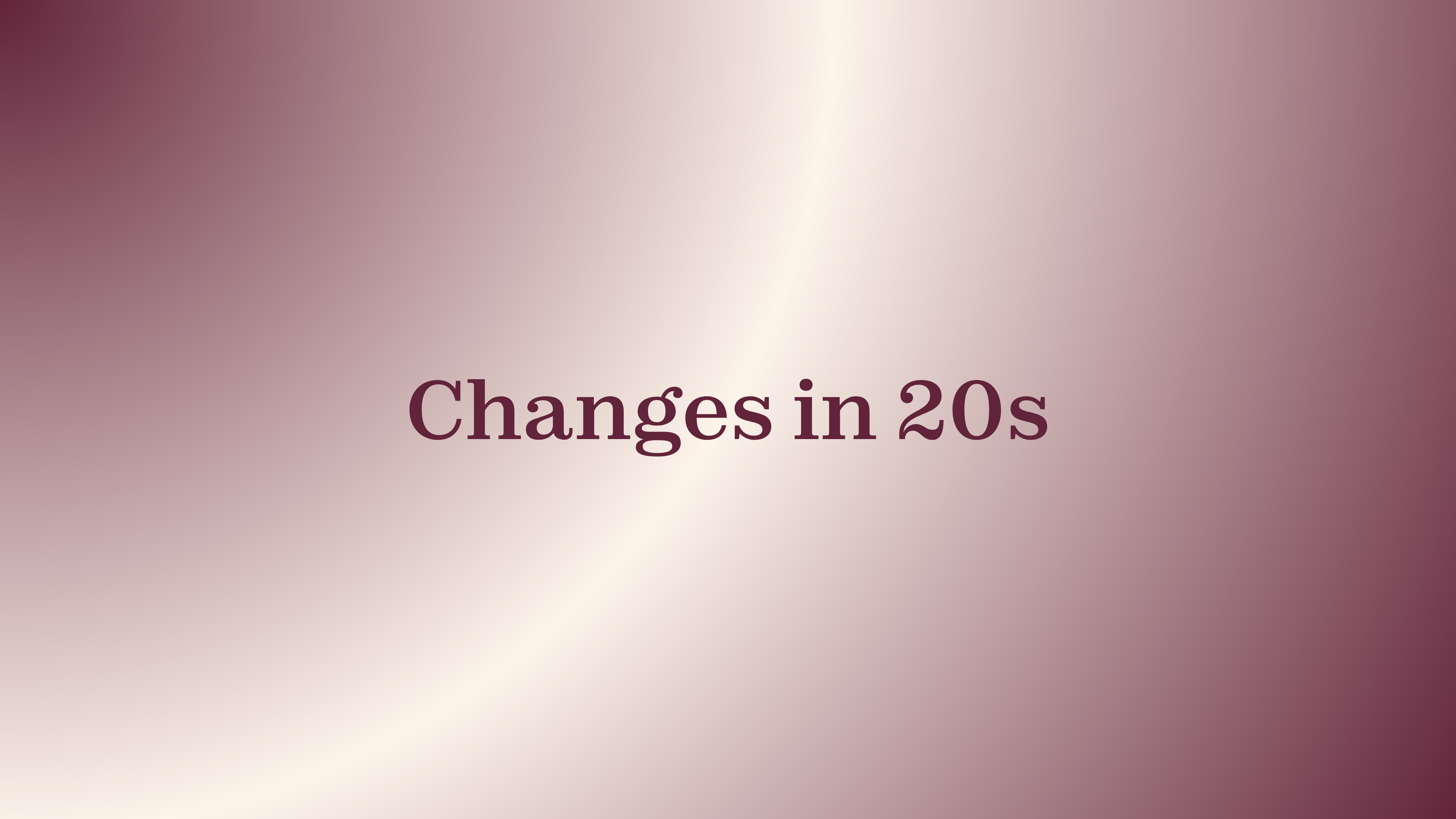 Menstrual cycle length changes from teens through 20s showing peak at age 23
