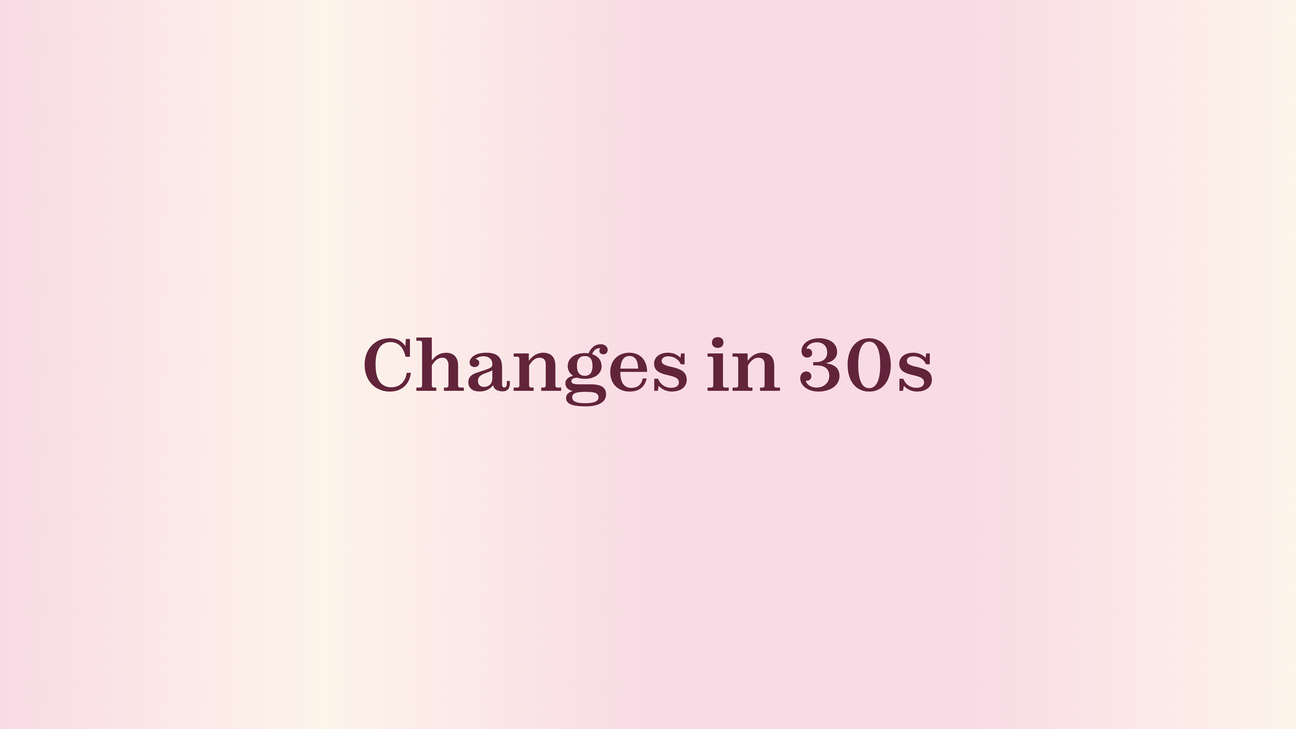 menstrual cycle length changes from 20s through 30s