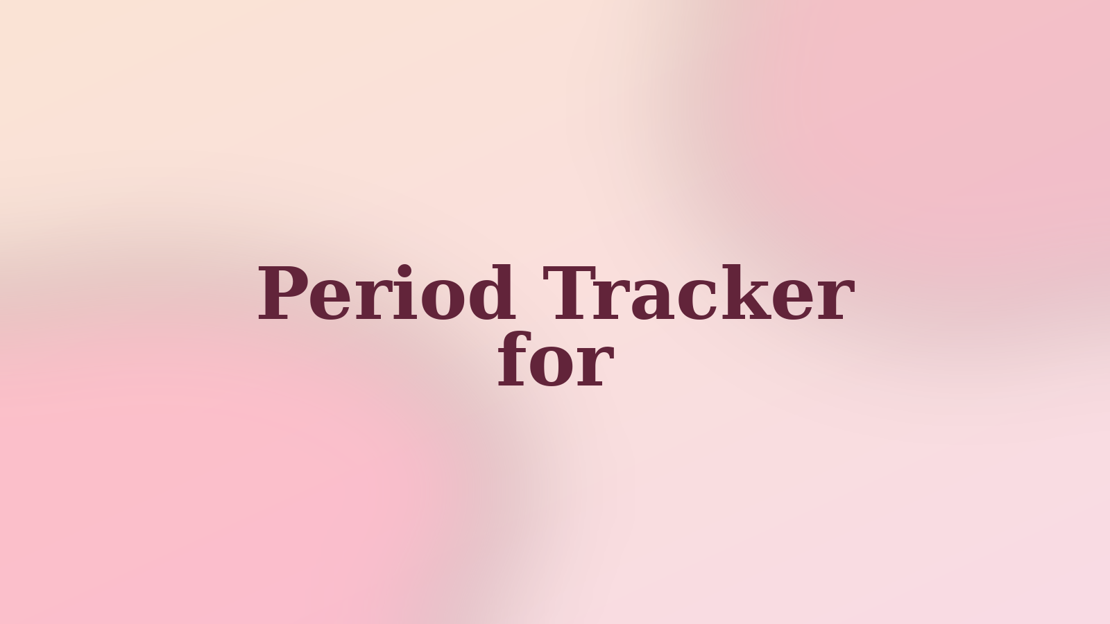 Warm cream and pink illustration with the words Teen Tracking in burgundy Zodiak headline type.