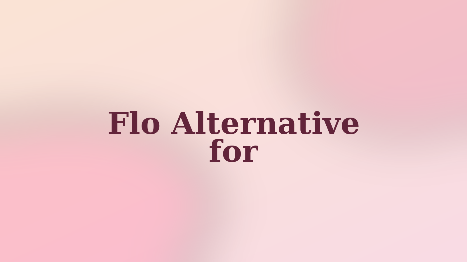 Calm Tracking text on a soft Flow and Glow brand gradient