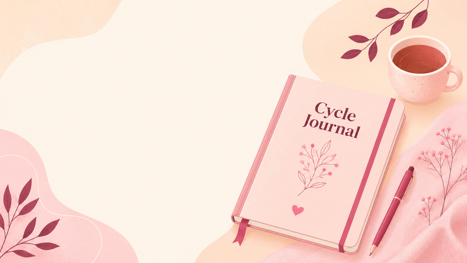 period tracker with symptom notes