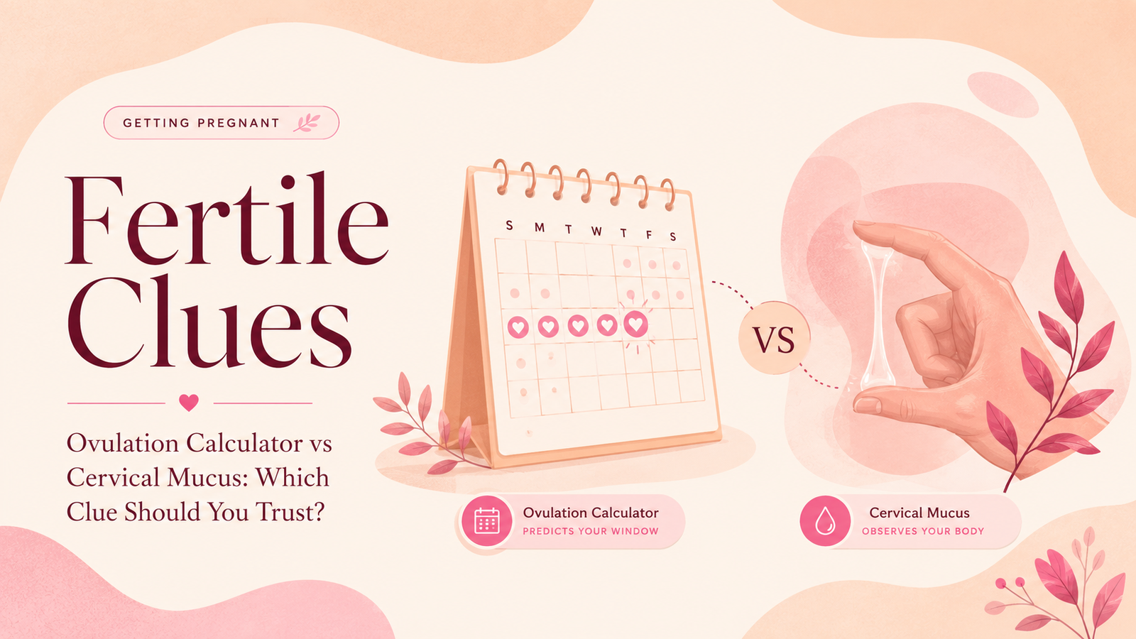 ovulation calculator vs cervical mucus