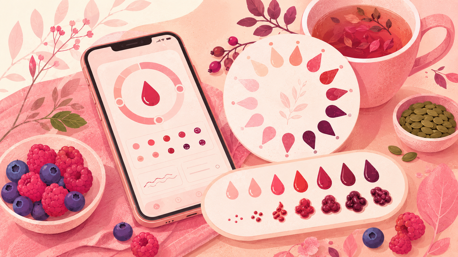period blood color tracker app