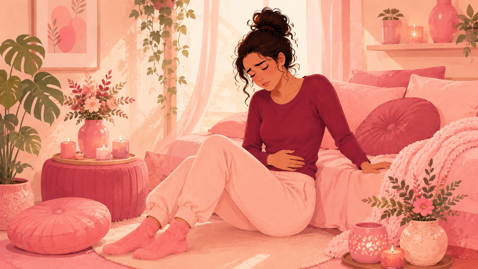 period pain but light flow