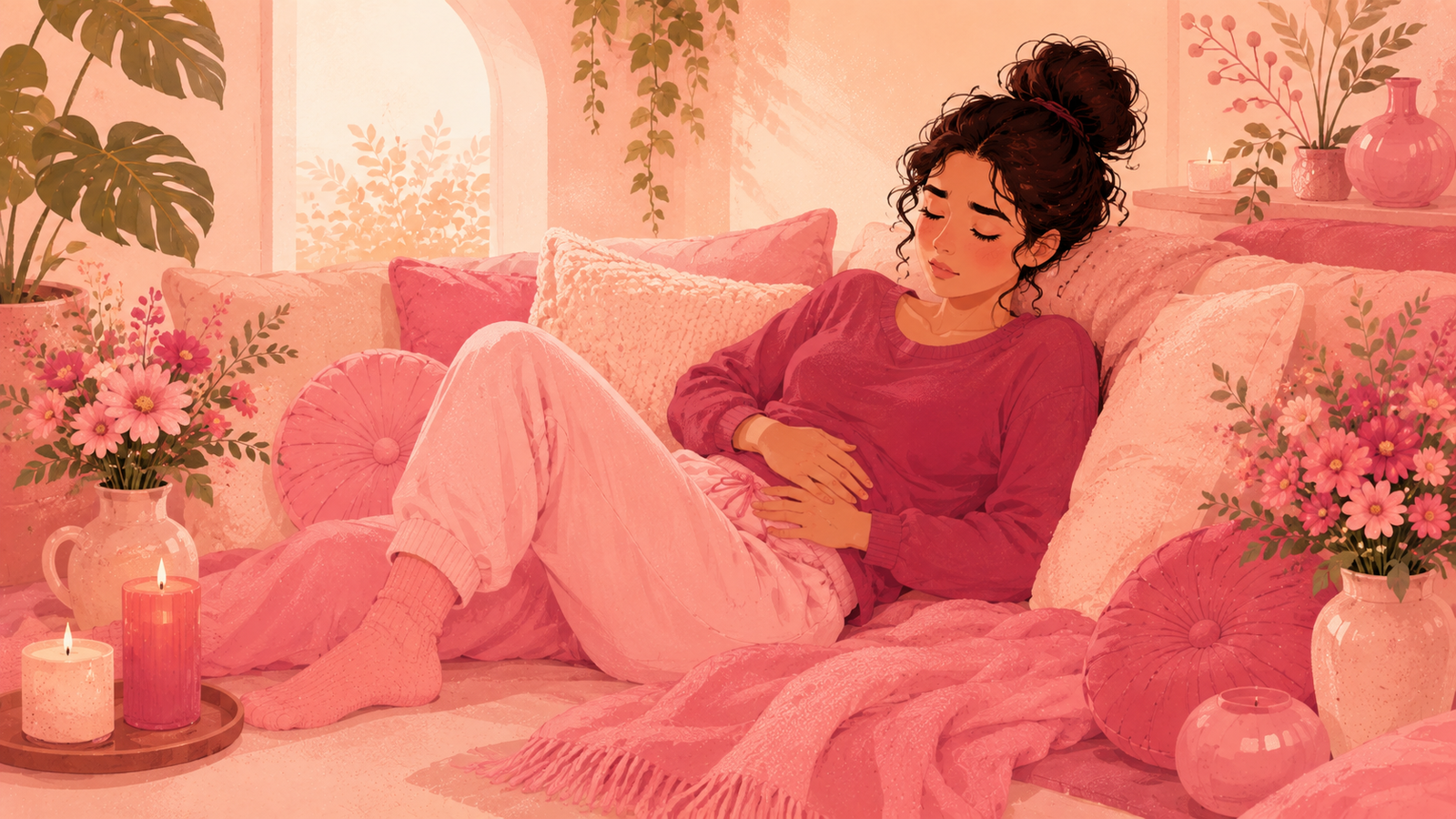 pcos bloating vs pms