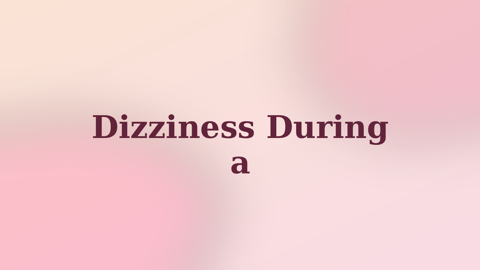 Calm period tracking illustration about dizziness during a heavy period and heavy bleeding warning signs