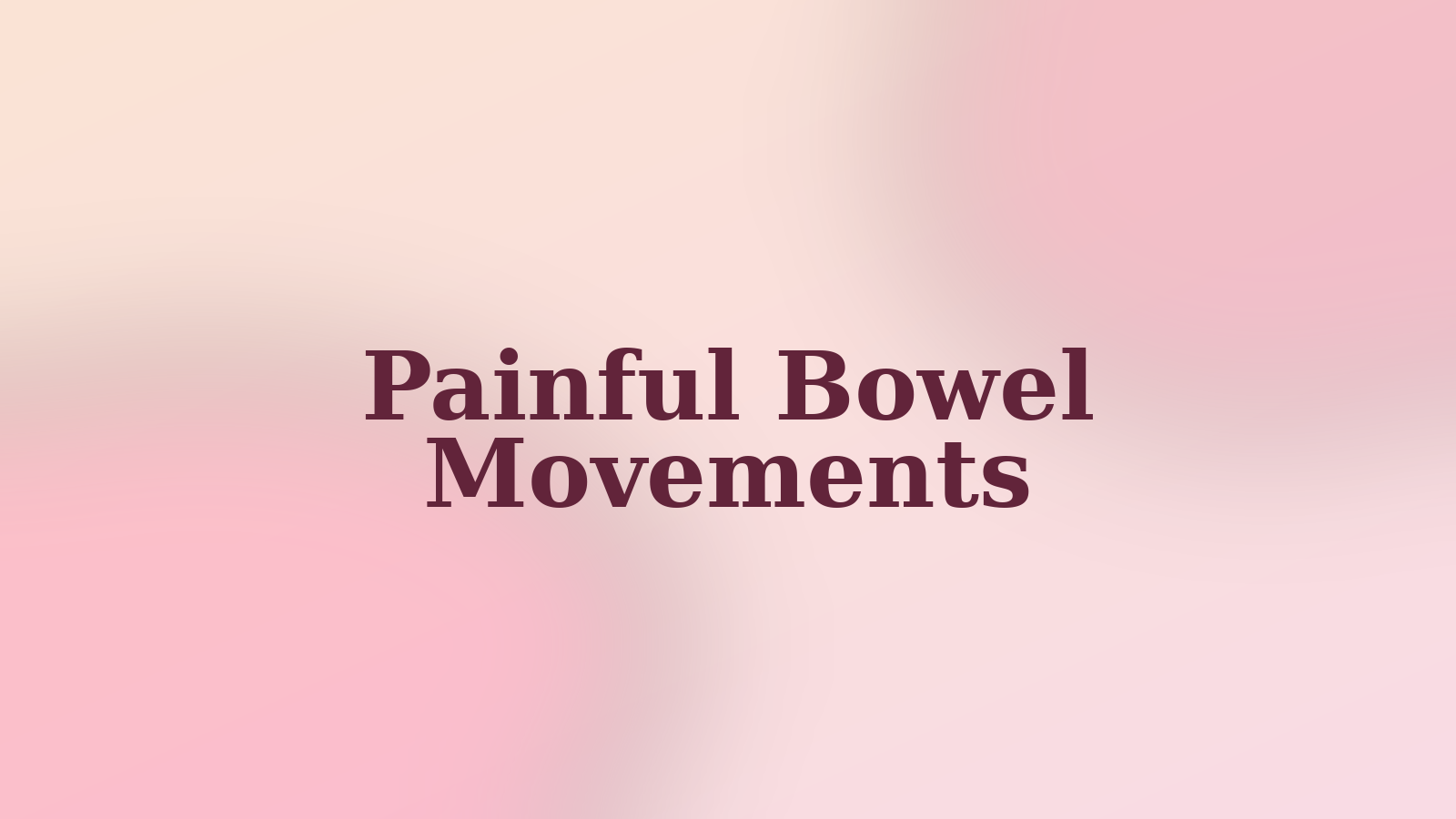 Abstract brand illustration about bowel pain during a period and when to ask about endometriosis.